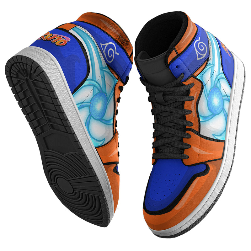 Naruto Rasengan Custom Shoes Naruto Anime Boot Sneakers