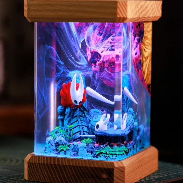 The Hollow Knight Hornet Epoxy Resin Lamp, Night Light