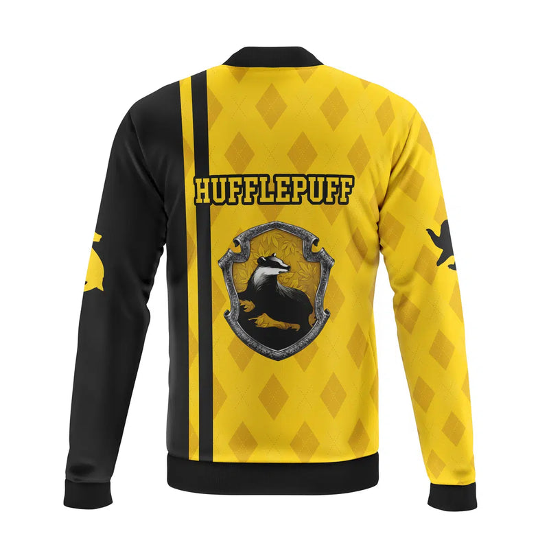 Hufflepuff Harry Potter Casual Bomber Jacket