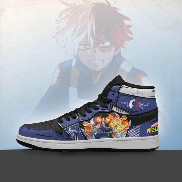 MHA Shoto Todoroki Boot Sneakers Custom My Hero Academia Anime Shoes