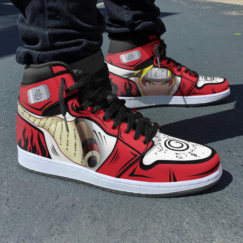 Naruto Sage Mode Custom Shoes Naruto Anime Boot Sneakers