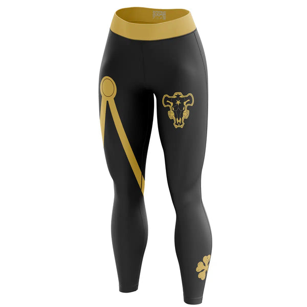 Black Bulls Black Clover Custom Unisex Leggings Spats Training Tights