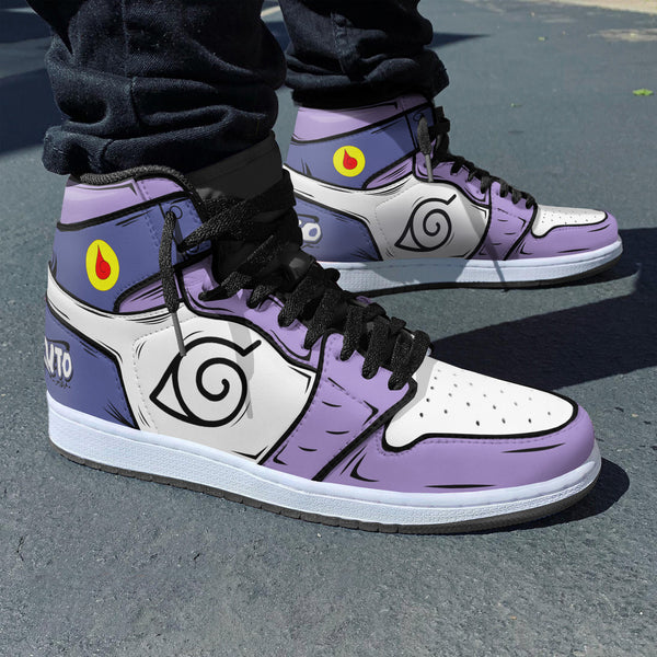 Hinata Unifrom Cosplay Boot Sneakers Naruto Anime Custom Shoes