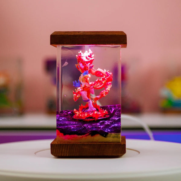 Pokemon Infernape Epoxy Resin Lamp, Night Light