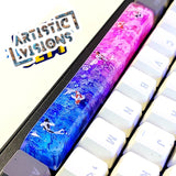 Koi Fish Spacebar Artisan Keycaps Epoxy Resin