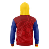 Luffy Straw Hat One Piece Masked Hoodie