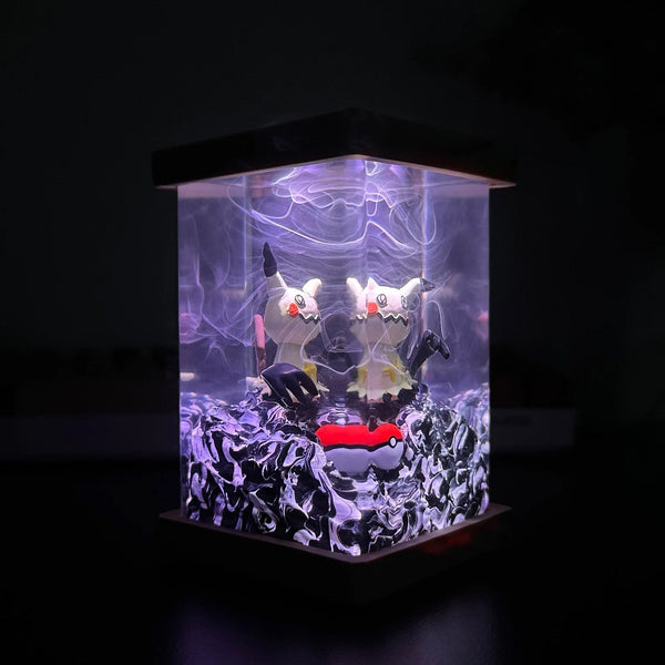 Pokemon Mimikyu Epoxy Resin Lamp, Night Light