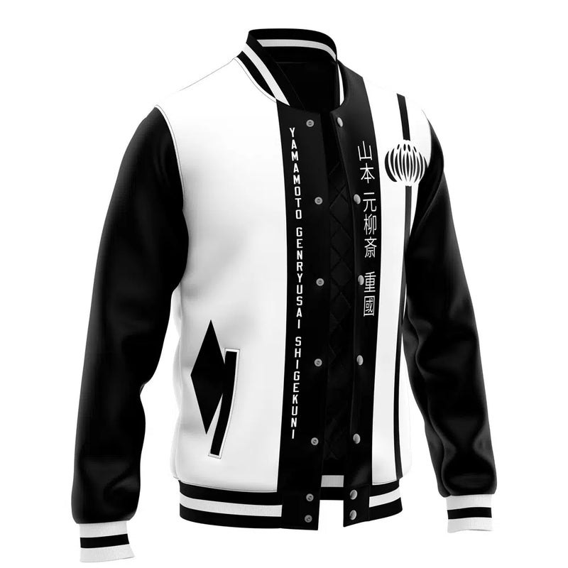 Yamamoto Genryusai Shigekuni Bleach Varsity Jacket