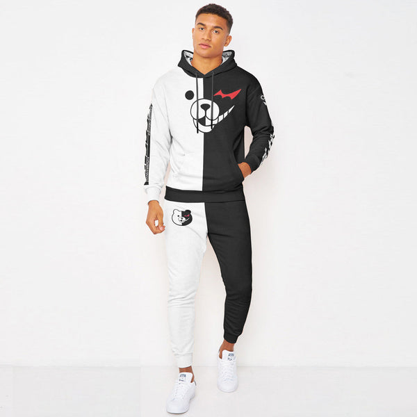 Monokuma Danganronpa Hoodie And Jogger Set Anime Clothes