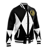 Black Ranger Mighty Morphin Power Rangers Varsity Jacket