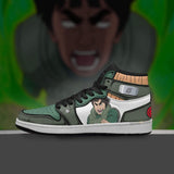 Might Guy Boot Sneakers Custom Naruto Anime Shoes