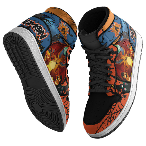 Charizard Pokemon Halloween Boot Sneakers Custom Anime Shoes