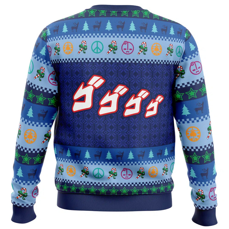 Josuke Higashikata Jojo’s Bizarre Adventure Ugly Christmas Sweater