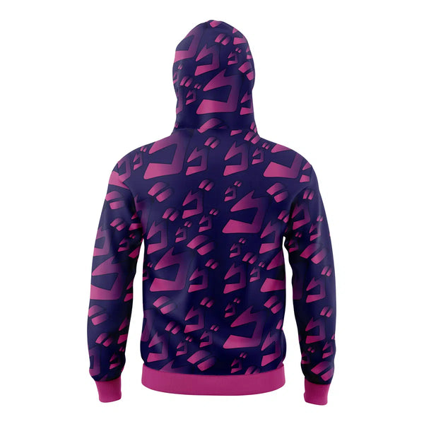 Menacing Aura v2 Jojo’s Bizarre Adventure Masked Hoodie