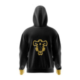 Asta Black Clover Full Face Zip Hoodie