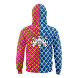 Kaido Pattern One Piece Masked Hoodie