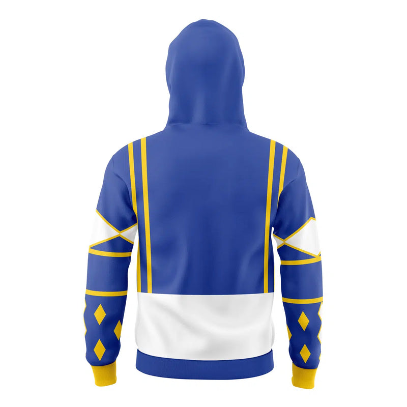 Blue Ranger Power Rangers Ninjetti Masked Hoodie