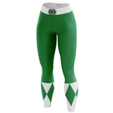 Green Ranger Mighty Morphin Power Rangers Custom Unisex Leggings Spats Training Tights