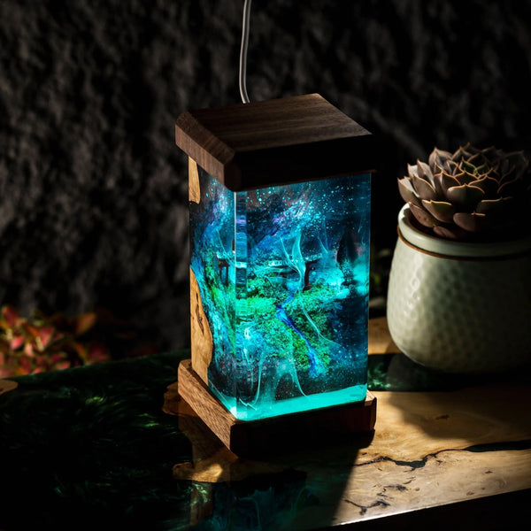 Torii Gate Epoxy Resin Lamp, Night Light