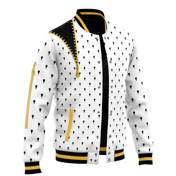 Bruno Bucciarati Pattern Jojo’s Bizarre Adventure Varsity Jacket