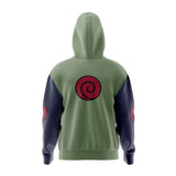 Konoha Jonin Naruto Full Face Zip Hoodie