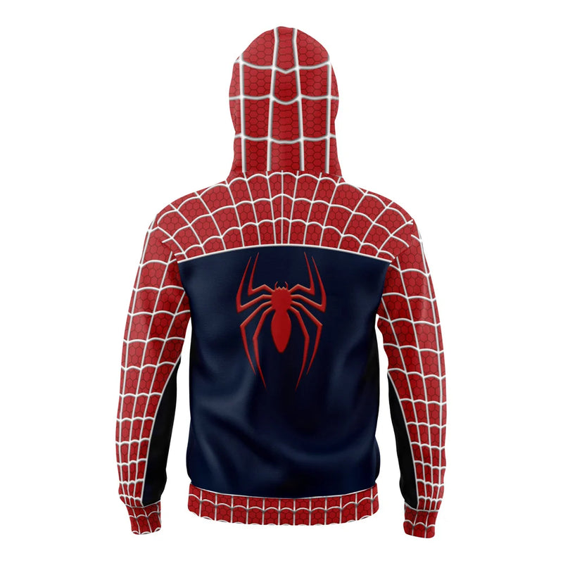 Spiderman 2002 Marvel Comics Masked Hoodie