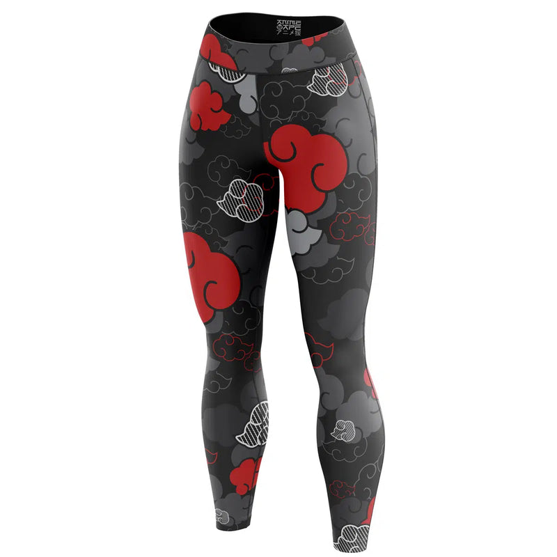 Black Aloha Akatsuki Custom Unisex Leggings Spats Training Tights