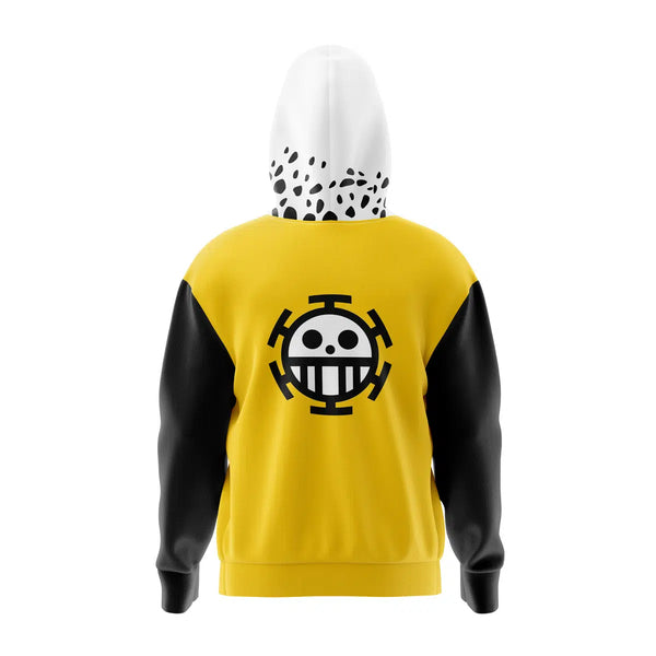 Trafalgar Law One Piece Full Face Zip Hoodie