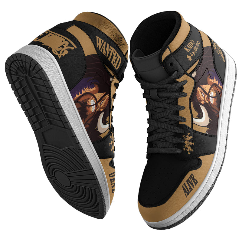 Kaido Wanted Custom Anime Shoes One Piece Boot Sneakers