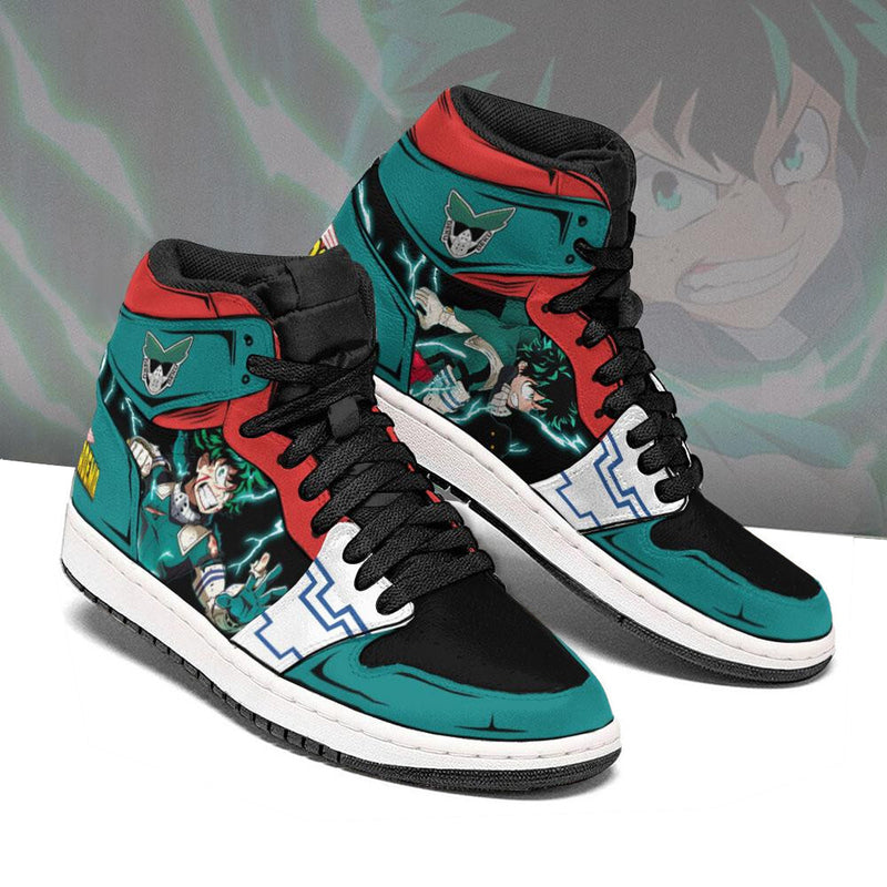 My Hero Academia Deku Shoes Custom Anime Boot Sneakers