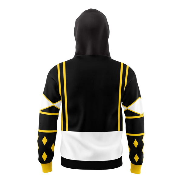 Black Ranger Power Rangers Ninjetti Masked Hoodie