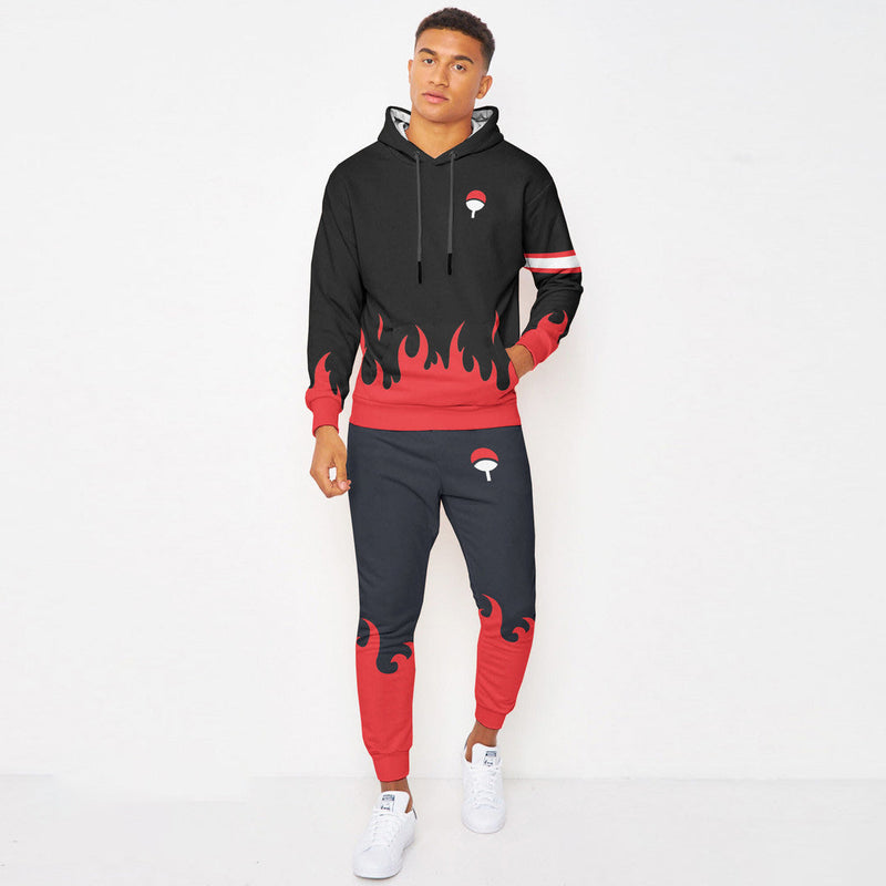 Uchiha Naruto Hoodie And Jogger Set Anime Clothes