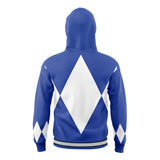 Blue Ranger Mighty Morphin Power Rangers Masked Hoodie