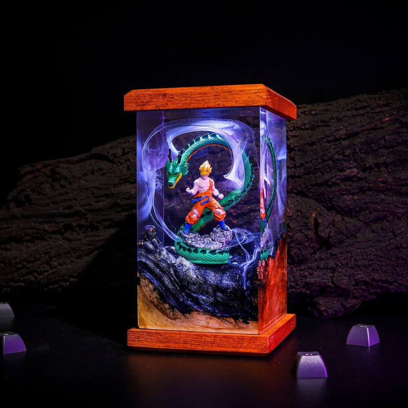 Dragon Ball Dragon Goku Epoxy Resin Lamp, Night Light