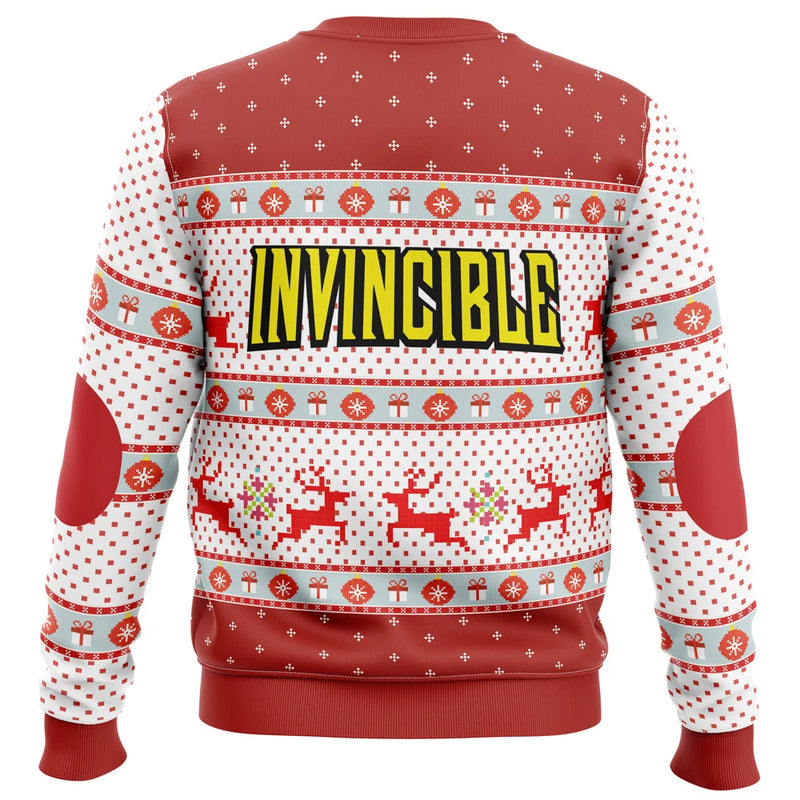 Merry Thiccmas Omni Man Invincible Ugly Christmas Sweater