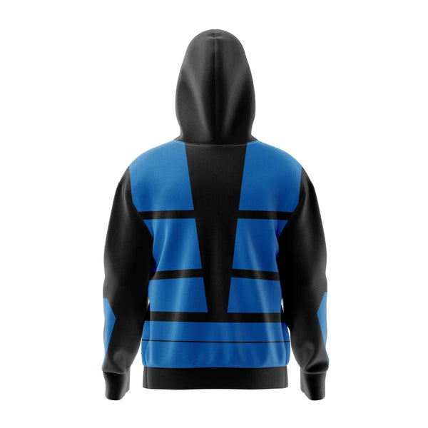 Sub Zero Mortal Kombat Full Face Zip Hoodie