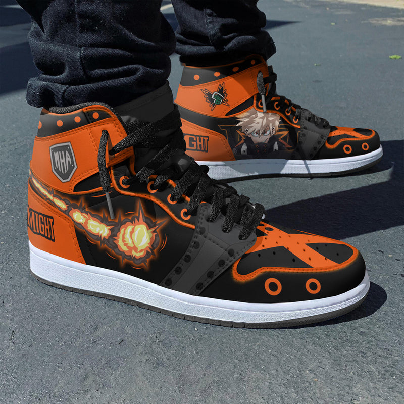 Bakugo Sneakers Custom My Hero Academia Musketeers Anime Shoes