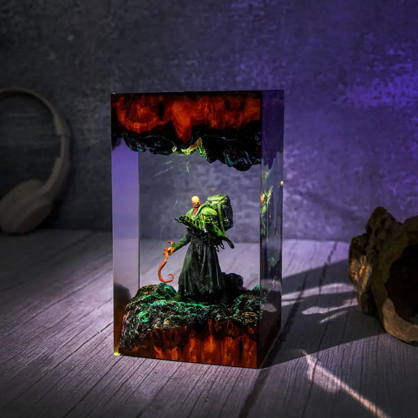 Nemesis Resident Evil Epoxy Resin Lamp, Night Light