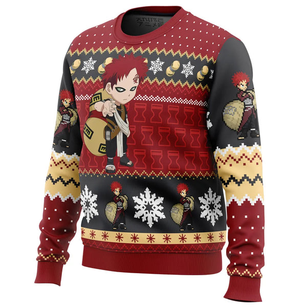 Christmas Gaara Naruto Ugly Christmas Sweater