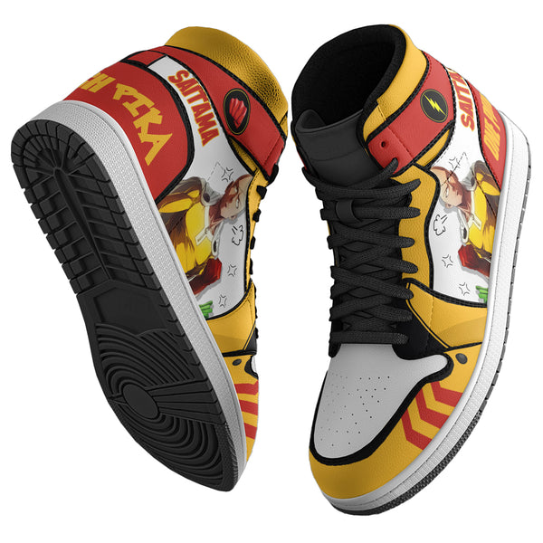 Pikachu x Saitama Custom One Punch Man Boot Sneakers Anime Pokemon Shoes