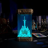 Elden Ring Dark Moon Greatsword Epoxy Resin Lamp, Night Light, Wireless Lights