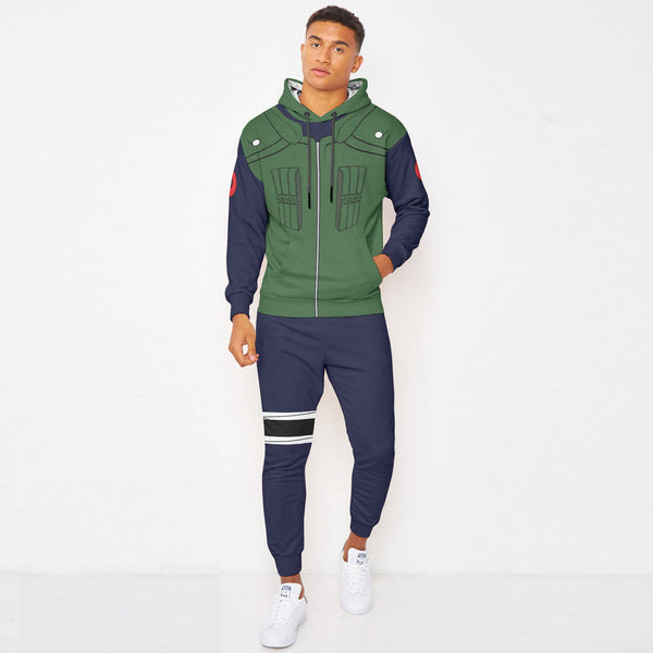 Konohagakure Naruto Hoodie And Jogger Set Anime Clothes