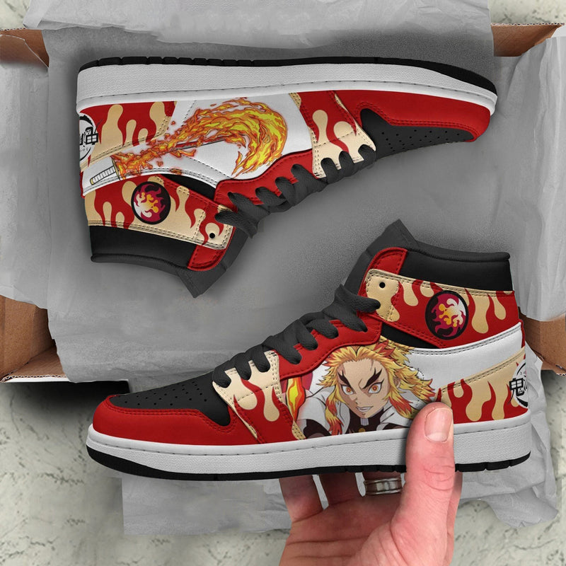 Rengoku Sneakers Custom Demon Slayer Anime Shoes