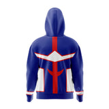 All Might My Hero Academia Full Face Zip Hoodie