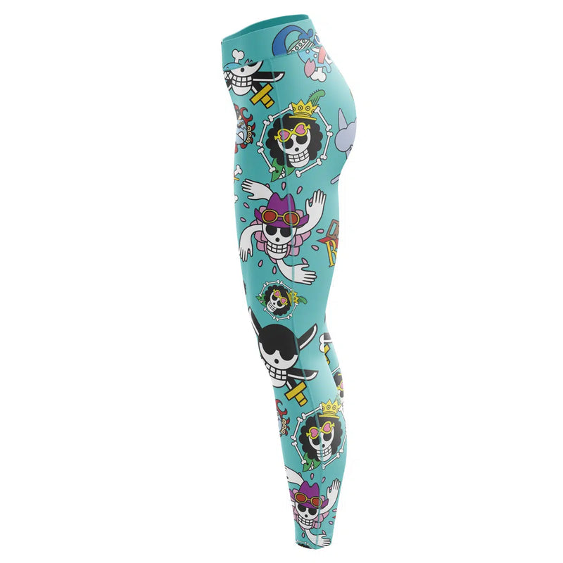 Strawhats Jolly Roger One Piece Custom Unisex Leggings Spats Training Tights