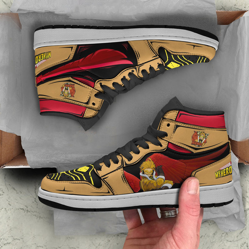 Hawks Shoes Custom My Hero Academia Anime Boot Sneakers