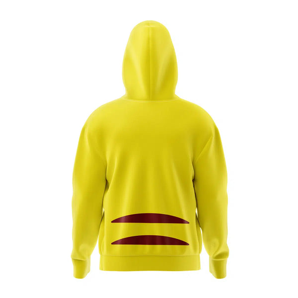 Pikachu Pokemon Full Face Zip Hoodie