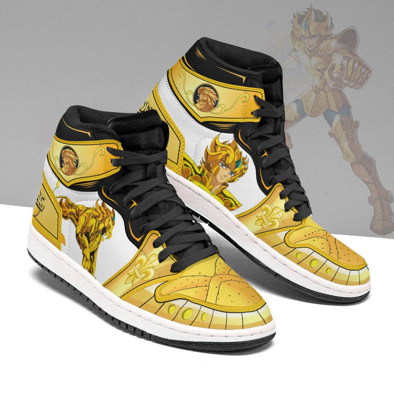 Leo Aiolia Anime Shoes Saint Seiya Custom Boot Sneakers