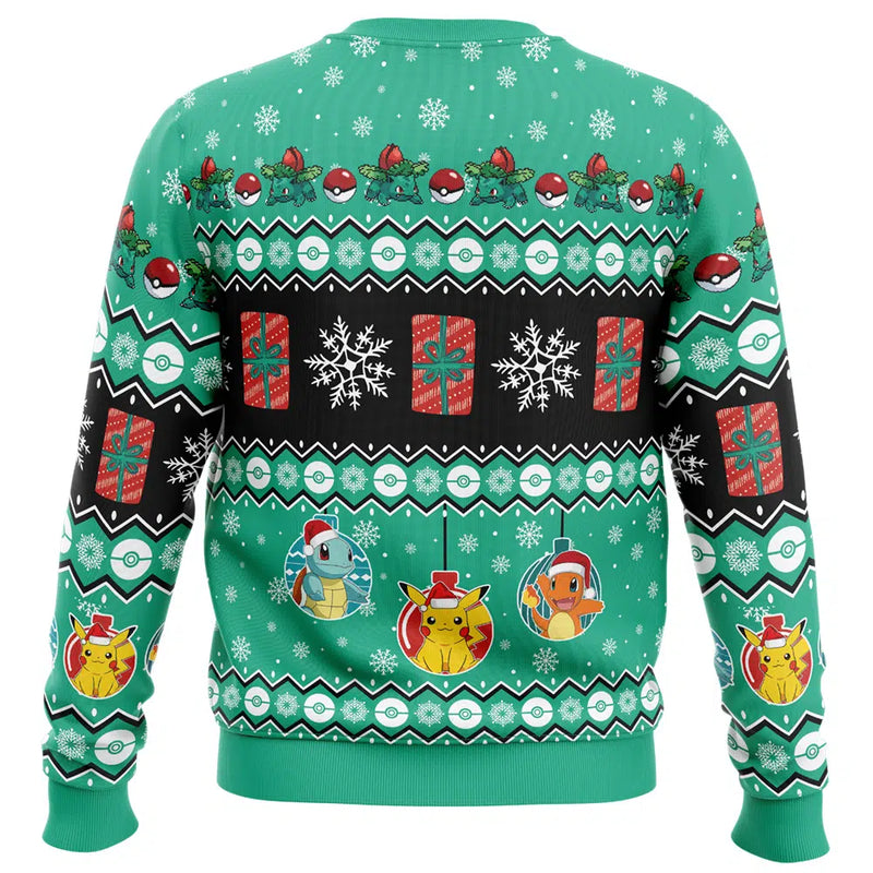 Bulbasaur I Choose You Pokemon Ugly Christmas Sweater