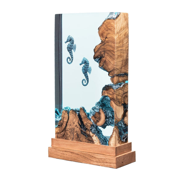 Seahorses - High Quality Epoxy Resin Lamp